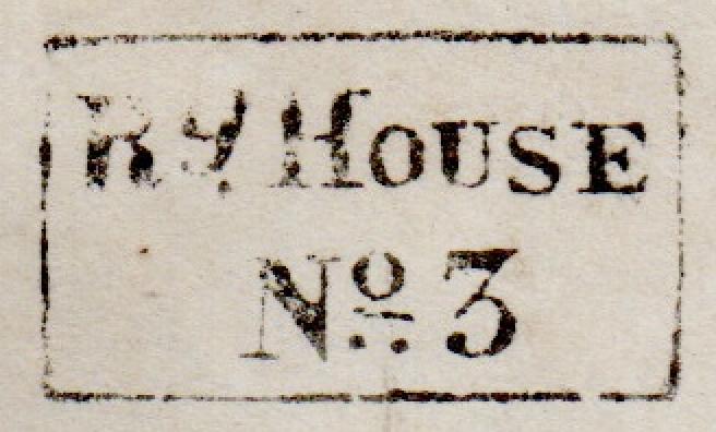 Bombay X10 handstamp