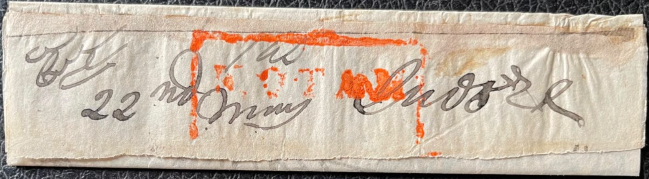 1845 Kotah HG 1 pre stamp cover — COV-4431