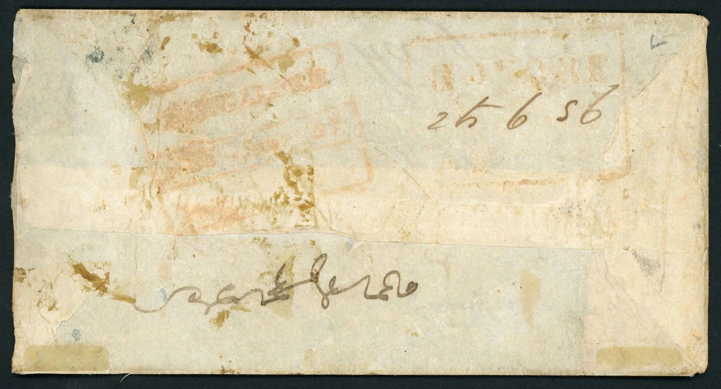 1856 Honore HG 1 pre stamp cover — COV-4775