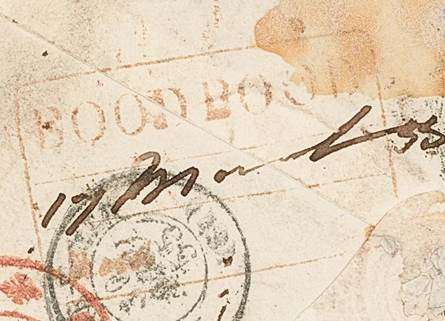 Bood Bood HG 1 — pre-1854 Indian handstamp, —