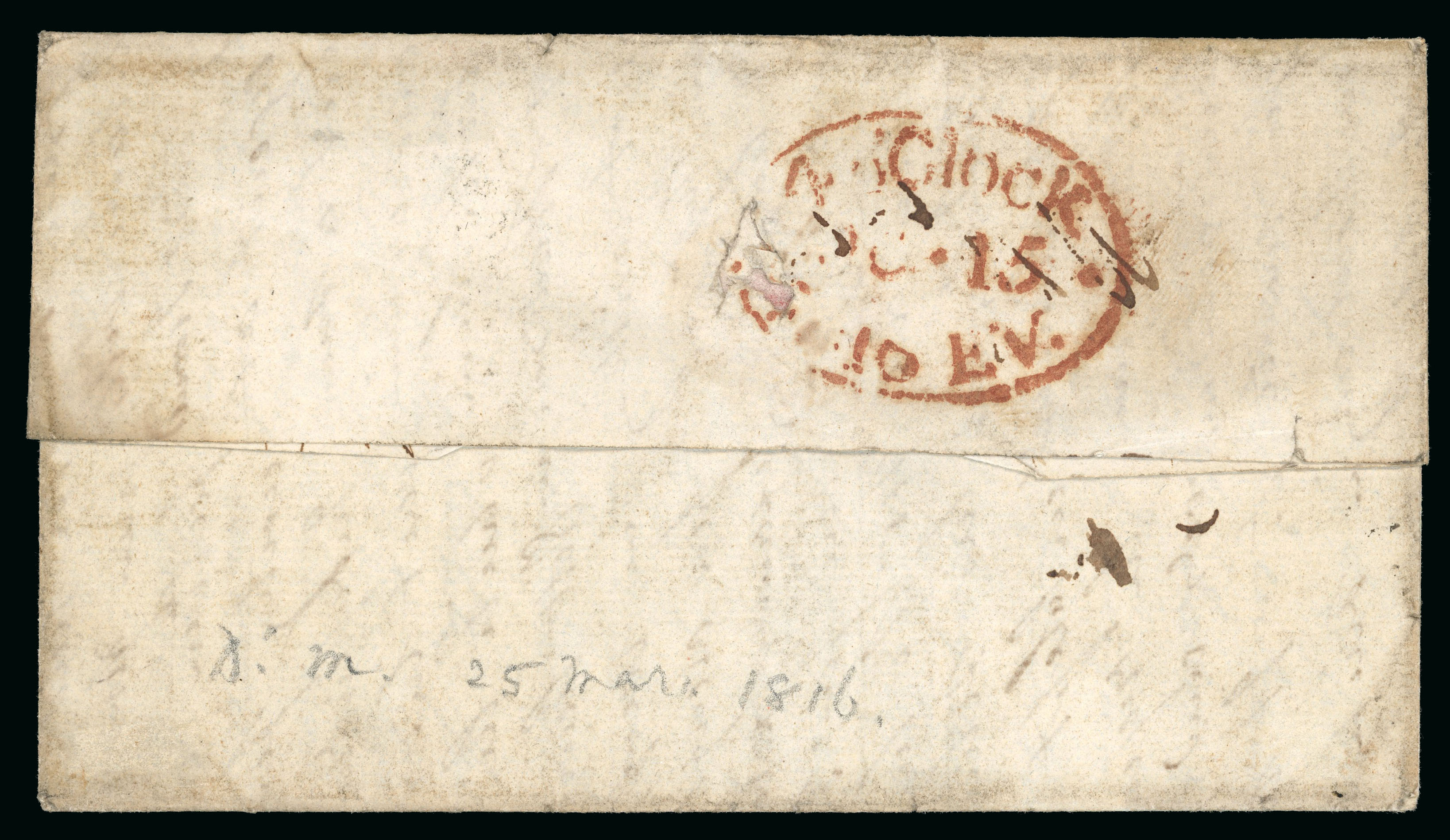 Hyderabad HG 1 pre stamp cover — scan 2 (COV-880)