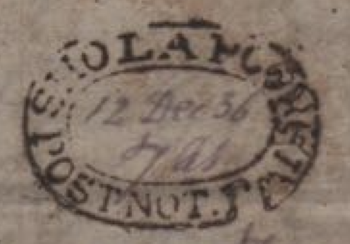 HG 2 handstamp from Sholapoor
