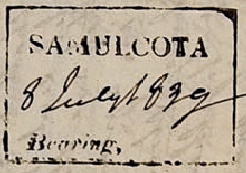 HG 3 handstamp from Samulcotah