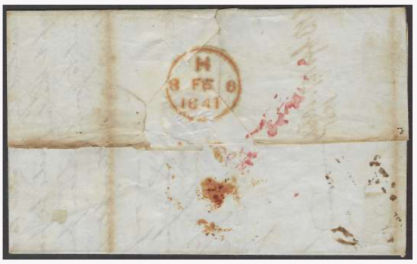 Poona HG 9 pre stamp cover — scan 2 (COV-2876)