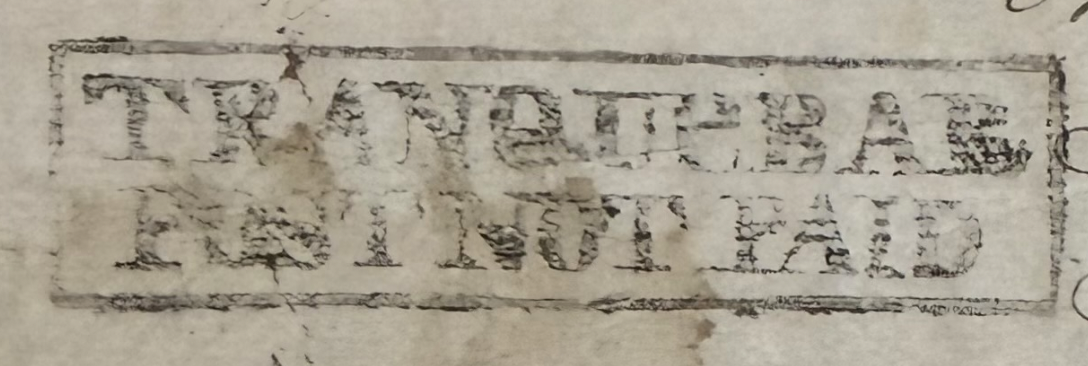 HG 2 handstamp from Tranquebar