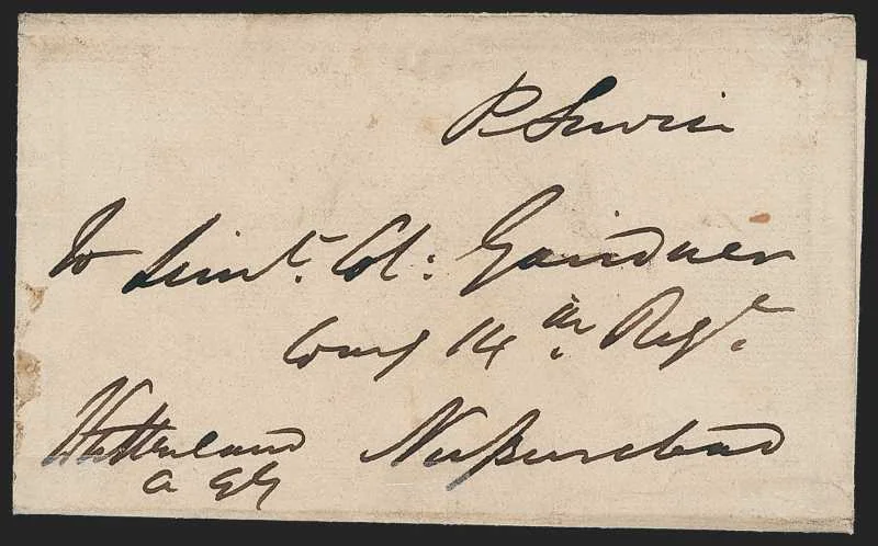 Nuseerabad HG 4 pre stamp cover — back (COV-72)