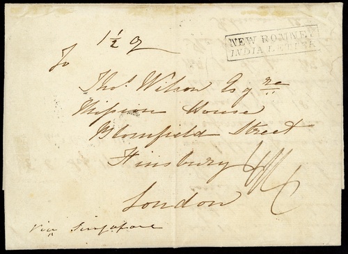 Singapore FP 6 pre stamp cover — scan 2 (COV-4336)