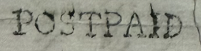 HG 2 handstamp from Calcutta