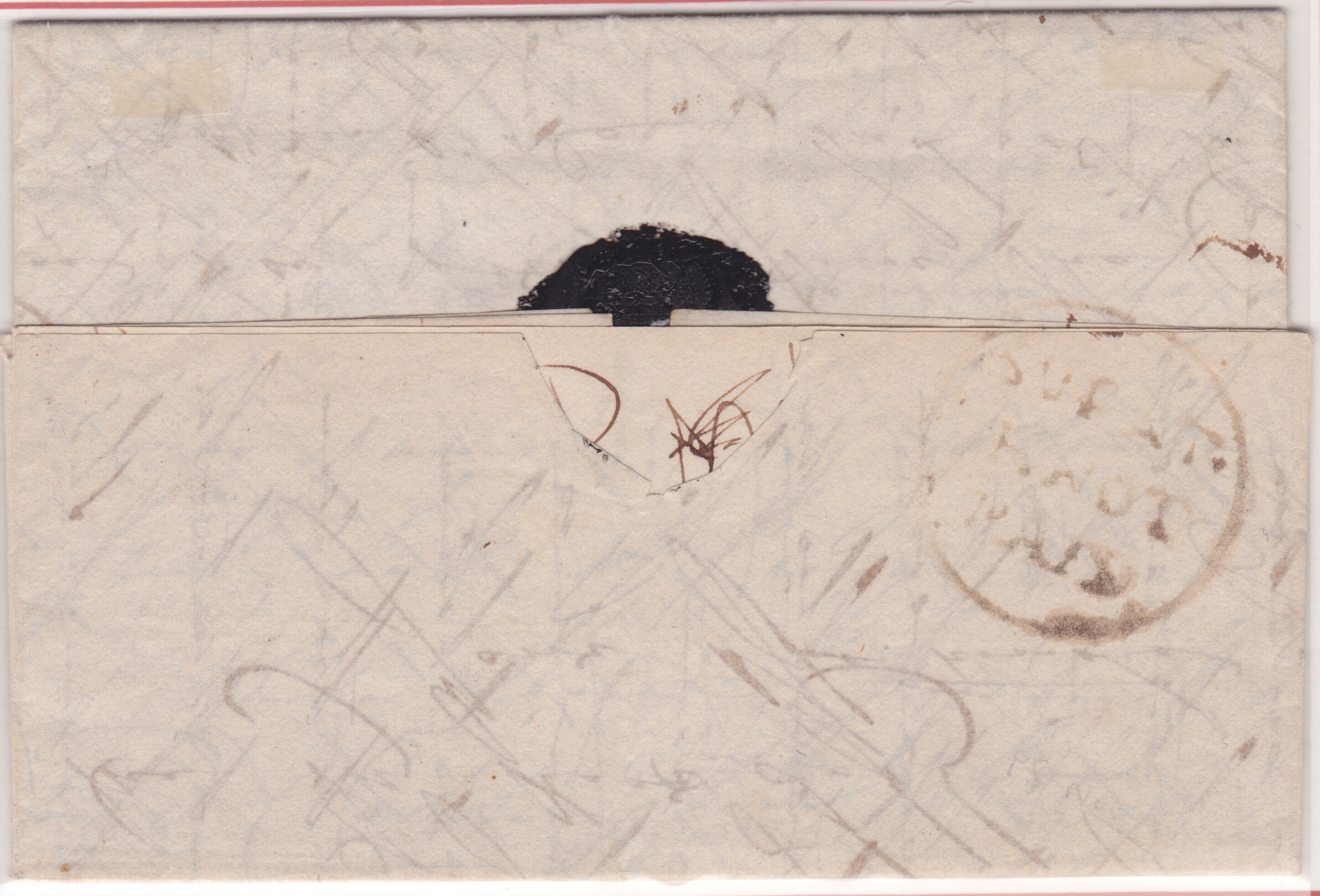 13 September 1831 Surat HG 1 pre stamp cover — COV-4121