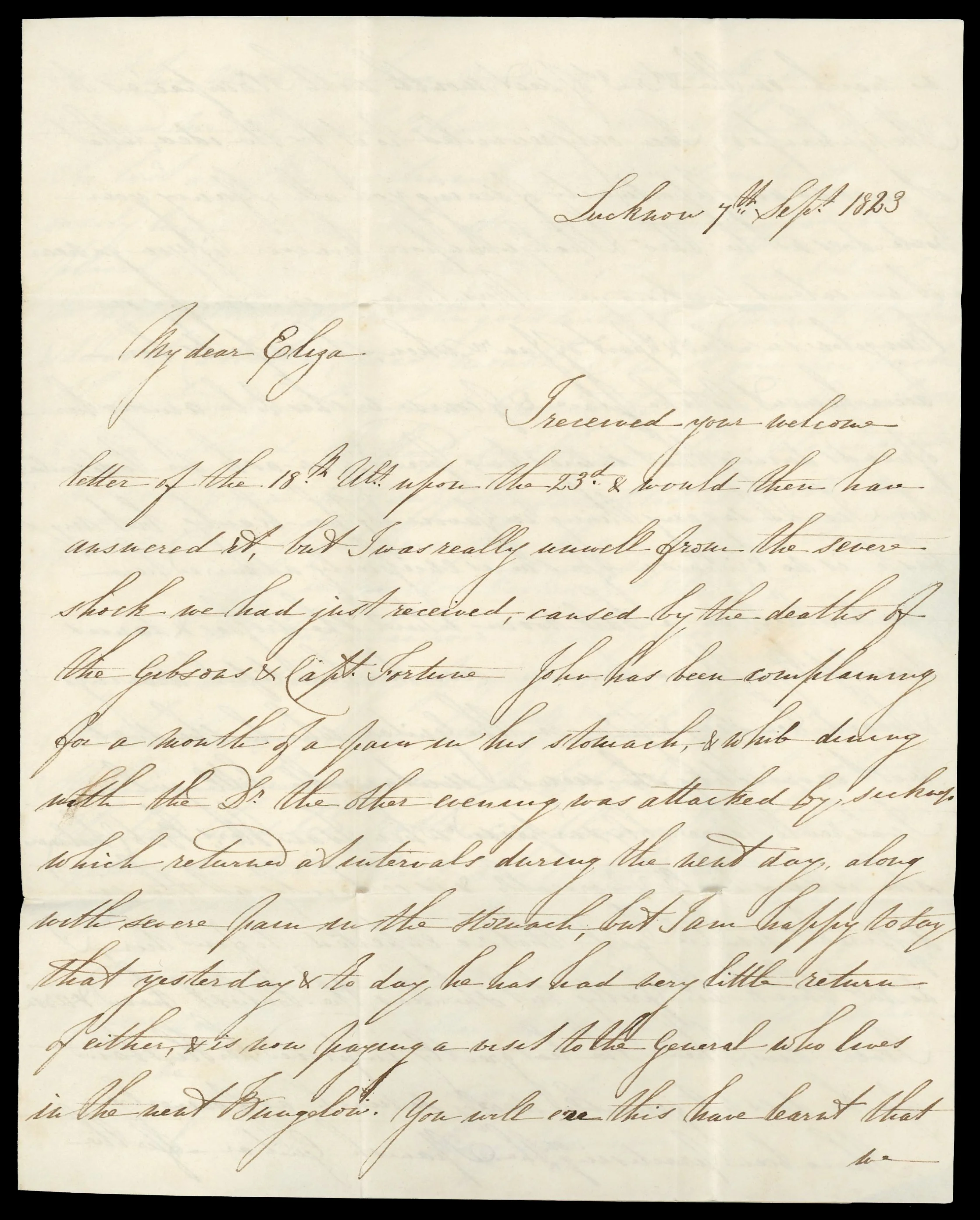 Lucknow HG 1 pre stamp cover — scan 3 (COV-1285)