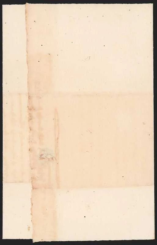 Calcutta HG 10 pre stamp cover — back (COV-373)
