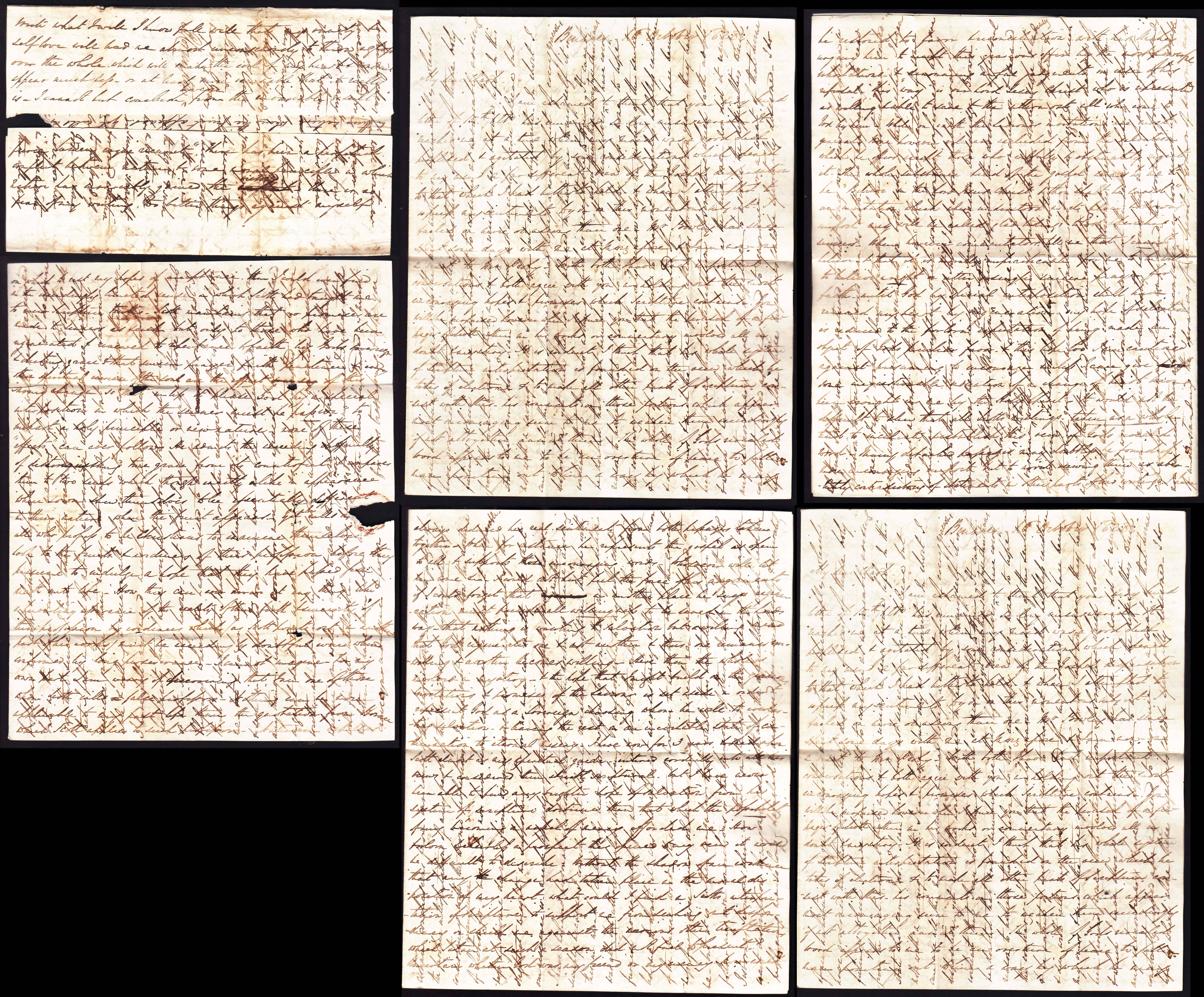 Benares HG 3 pre stamp cover — scan 3 (COV-3758)