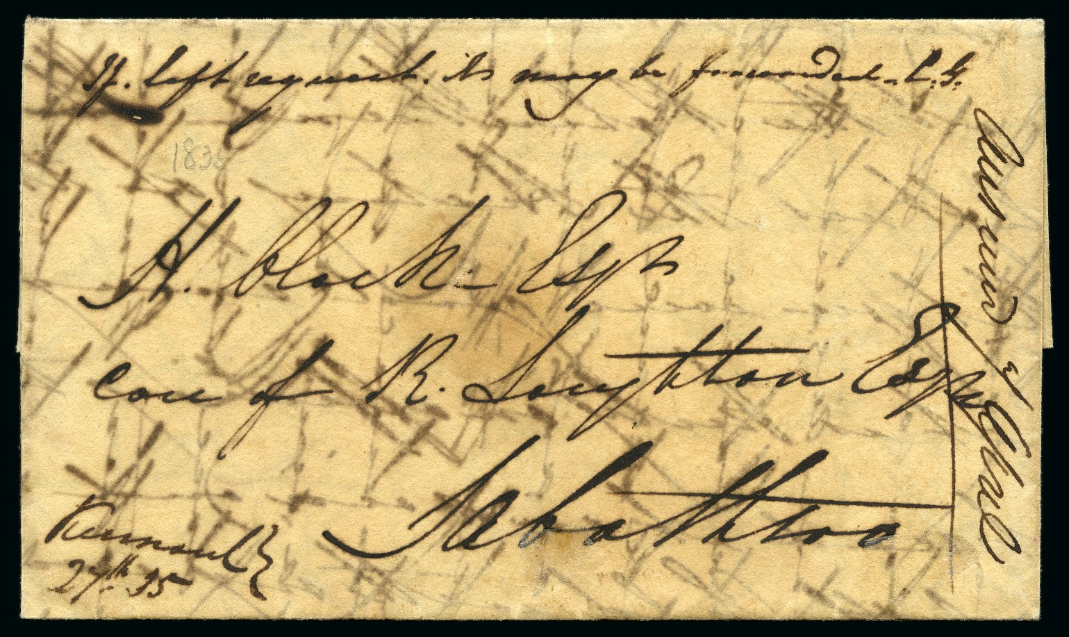 Kurnaul (NWP) HG 1 pre stamp cover — scan 2 (COV-916)