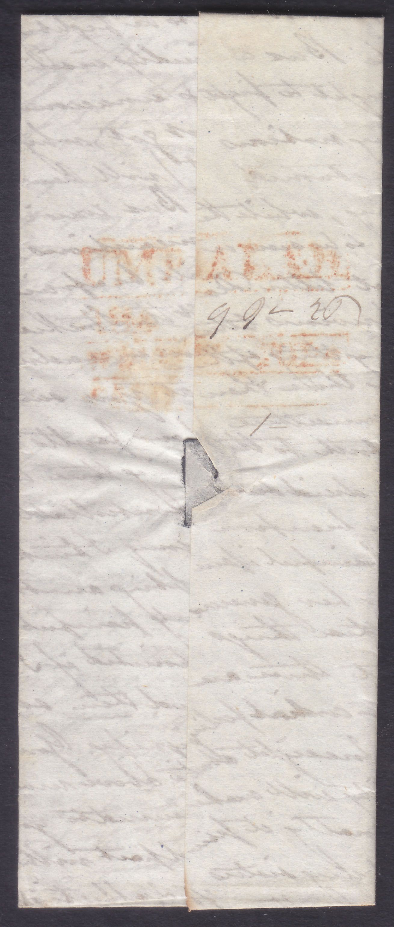 Umbalah HG 1 pre stamp cover — scan 2 (COV-3743)