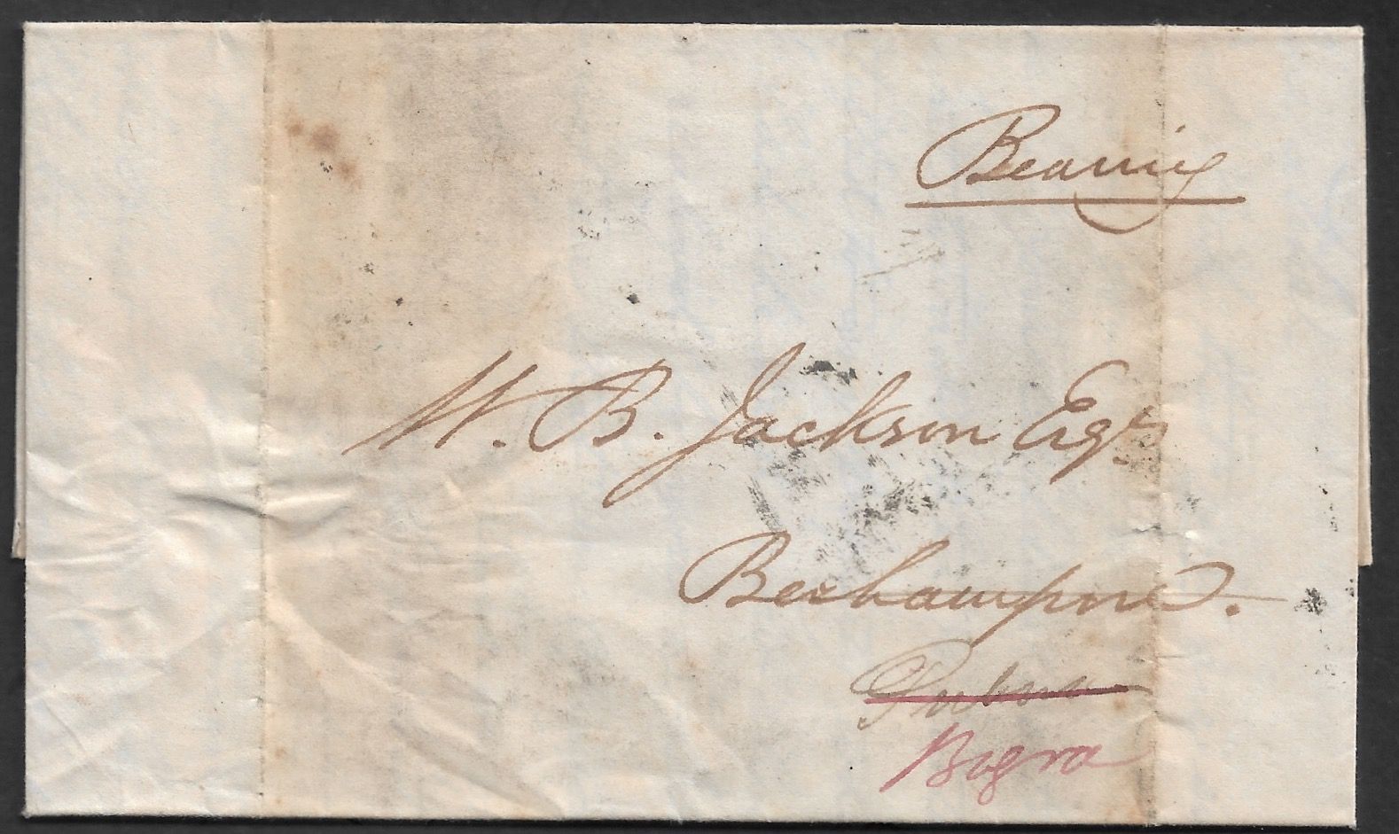 Bauleah HG 4 pre stamp cover — scan 2 (COV-4699)