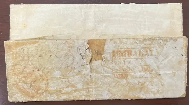 1845 Umbalah HG 1 pre stamp cover — COV-3597