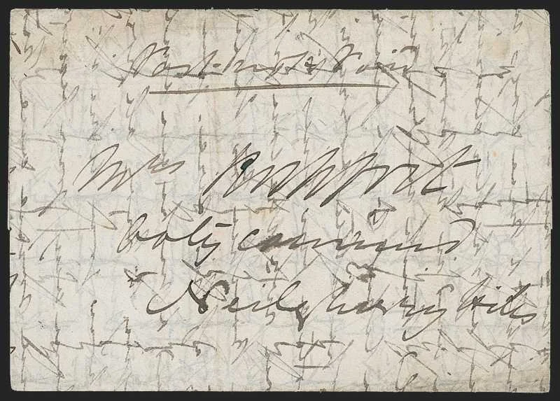 Nowgaum HG 2 pre stamp cover — back (COV-443)