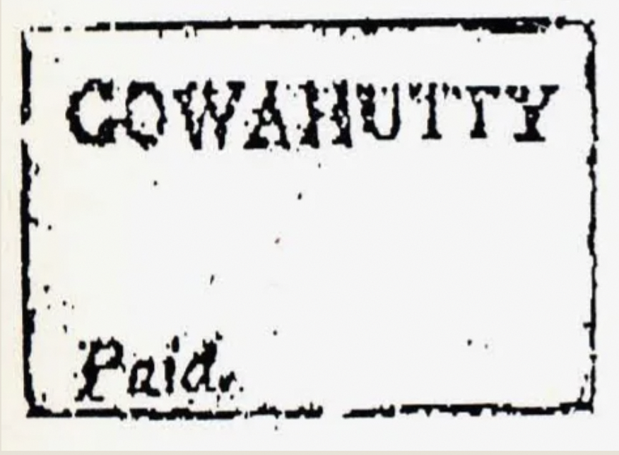 HG 3 handstamp from Gowahaty