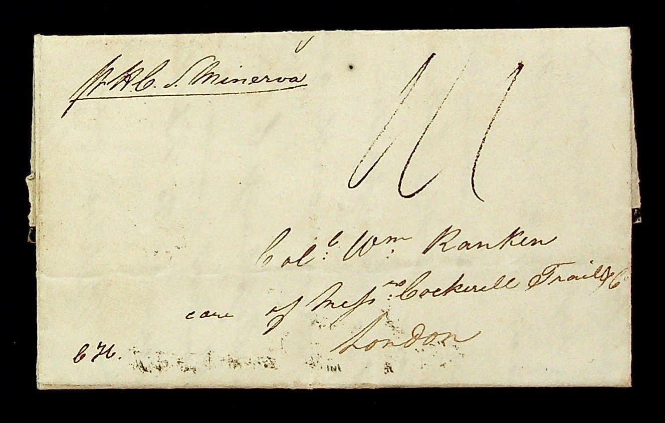 Calcutta G8 pre stamp cover — scan 2 (COV-3620)