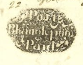 HG 2 handstamp from Bhauglepoor