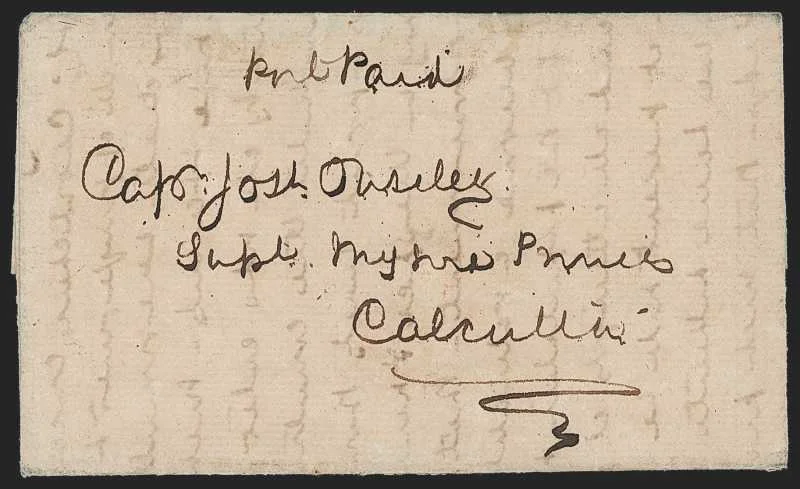 Goalparah HG 2 pre stamp cover — back (COV-240)