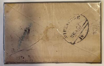 18 October 1834 Mirzapore HG 4 pre stamp cover — COV-2982