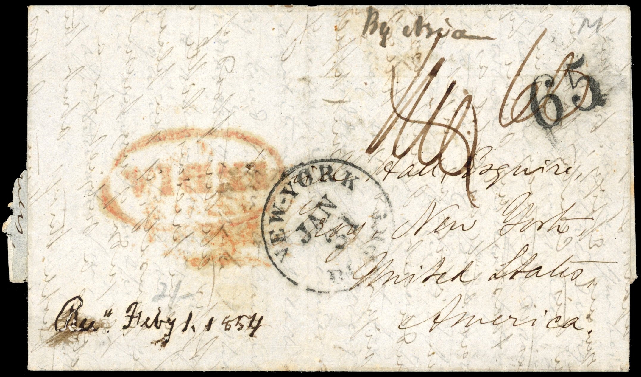 Benares HG 17 pre stamp cover — scan 2 (COV-4844)