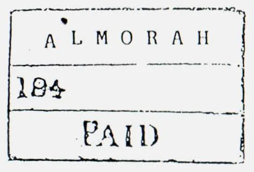 Almora HG 3 handstamp