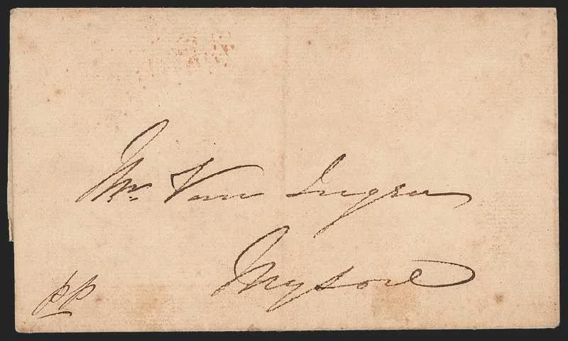 Bangalore HG 6 pre stamp cover — back (COV-355)