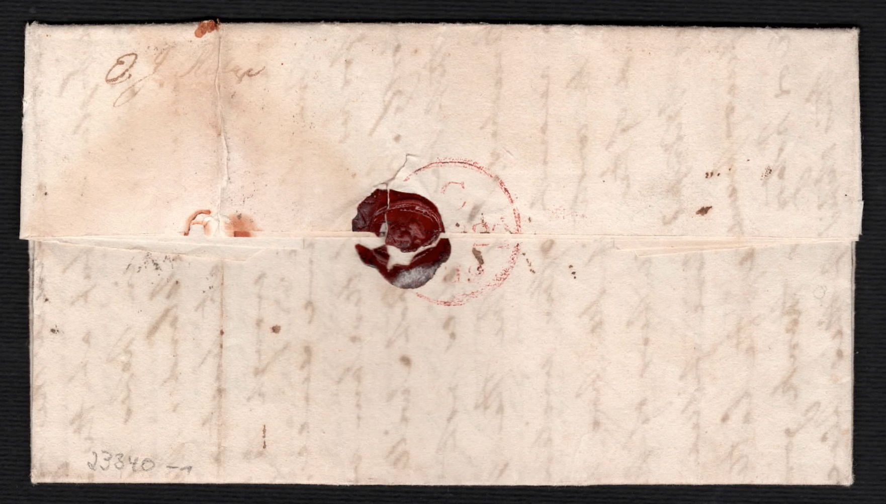 Calcutta SD6 pre stamp cover — scan 2 (COV-3808)