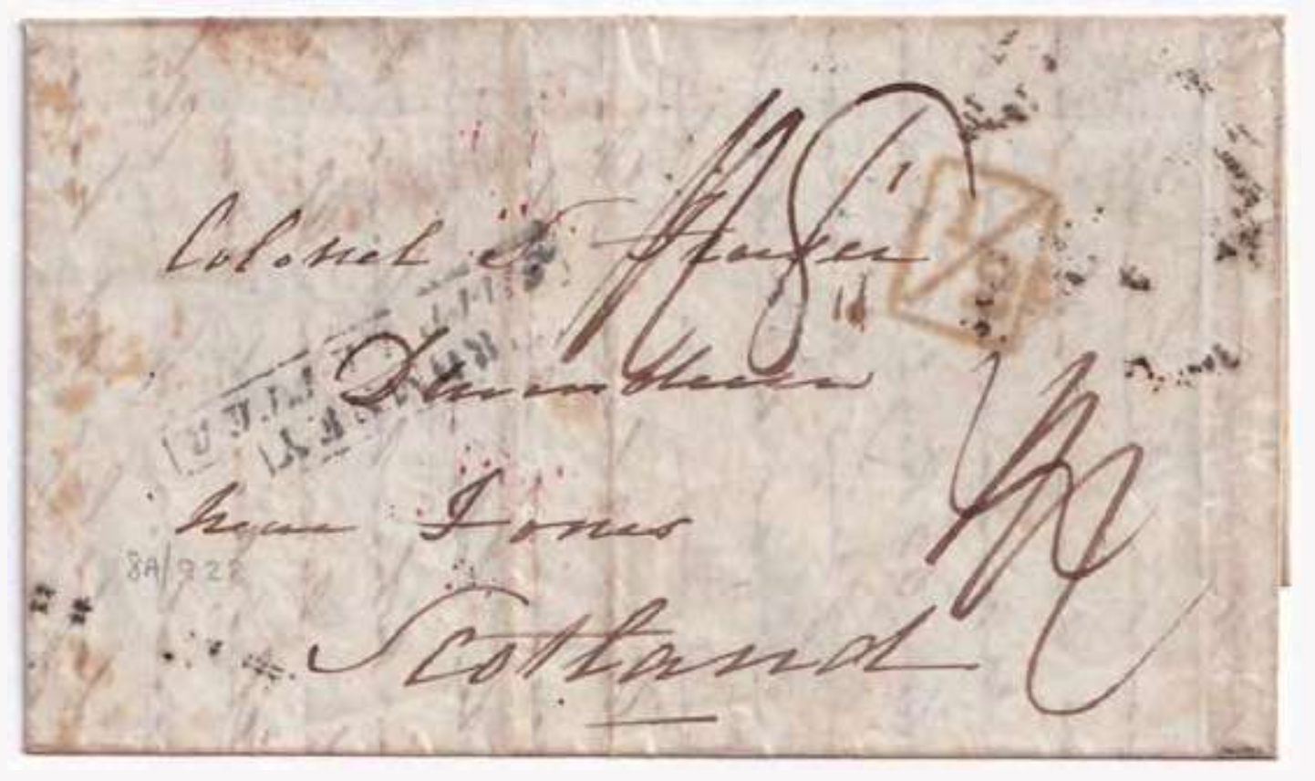 Cawnpore HG 6 pre stamp cover — scan 2 (COV-2864)