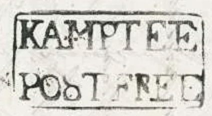 HG 1 handstamp from Kamptee