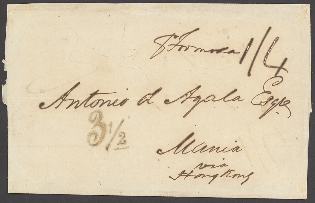 Pre-stamp cover of India — Singapore FP 5, scan 2 (COV-5562)