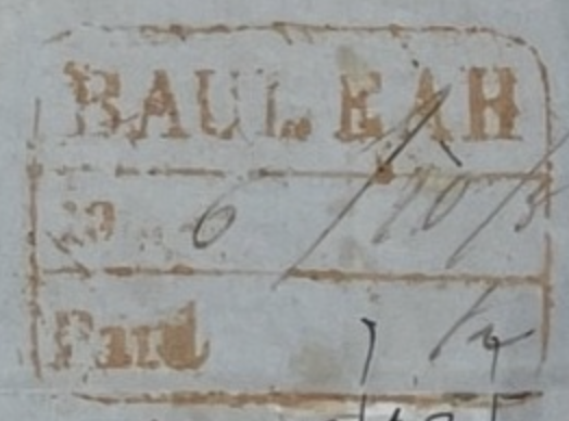 HG 3 handstamp from Bauleah