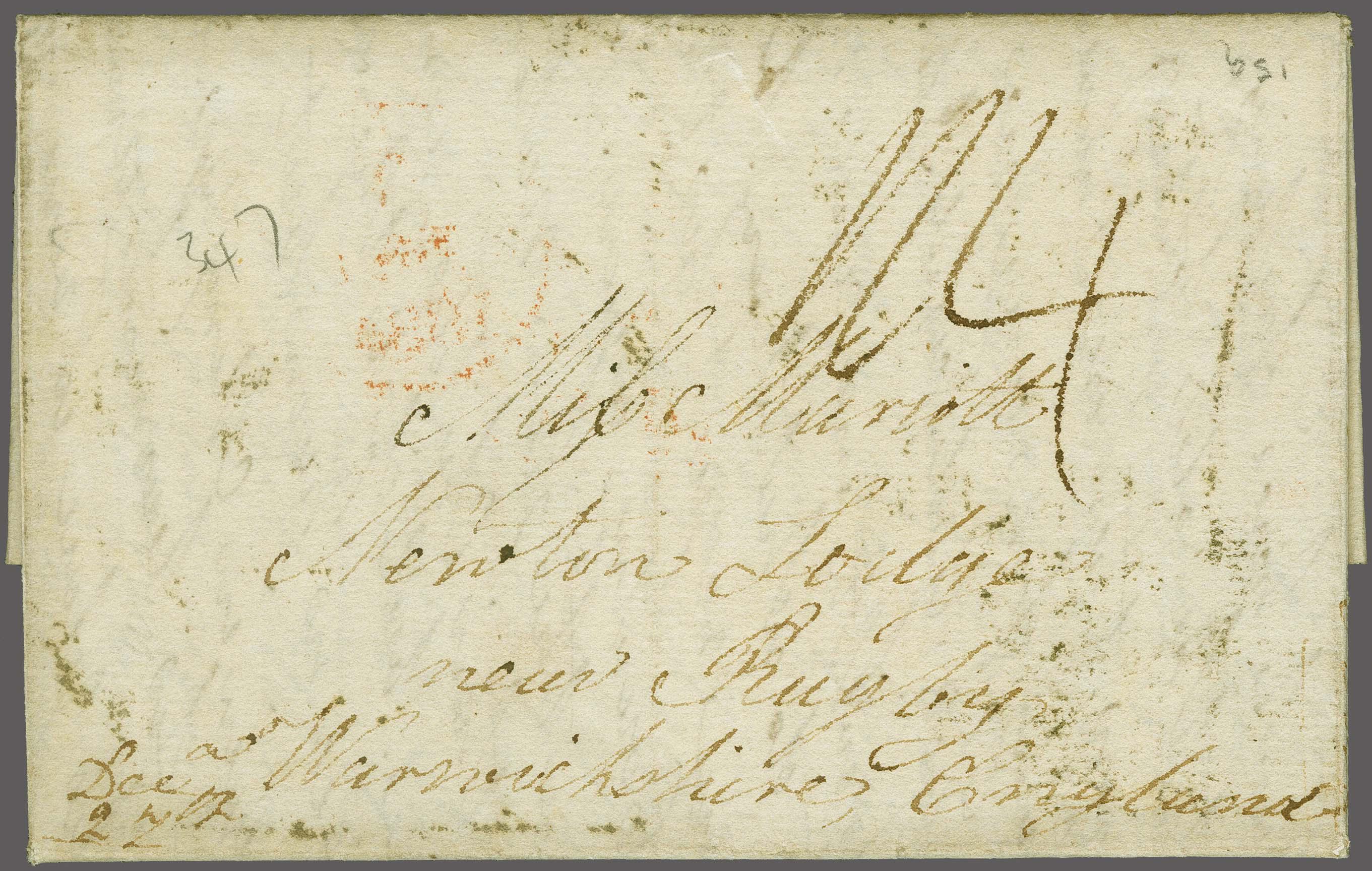 Moongyr HG 1 pre stamp cover — back (COV-592)