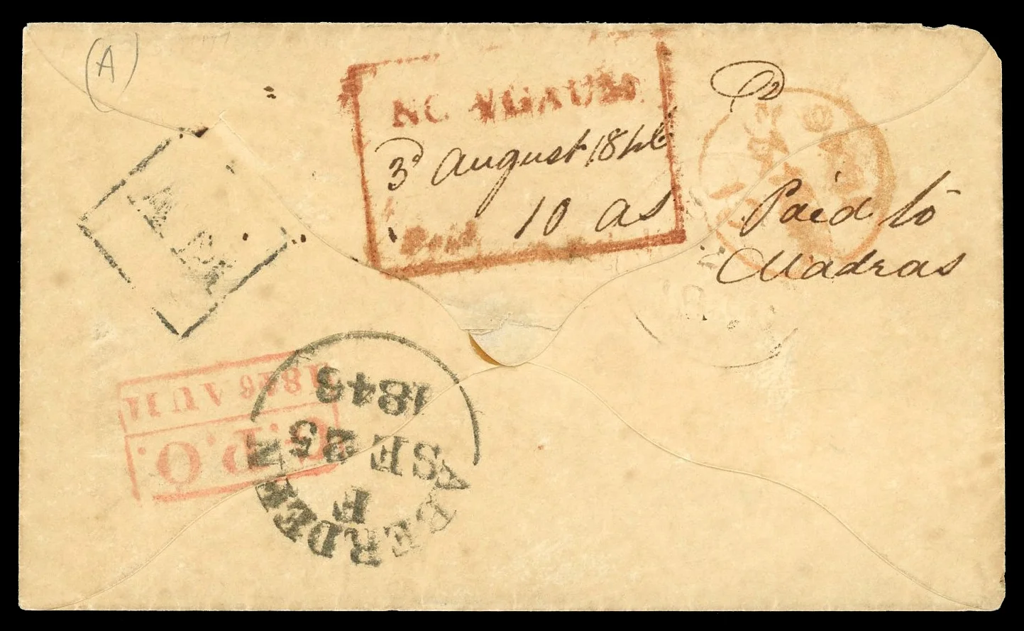 1846 Nowgaum HG 1 pre stamp cover — COV-1292