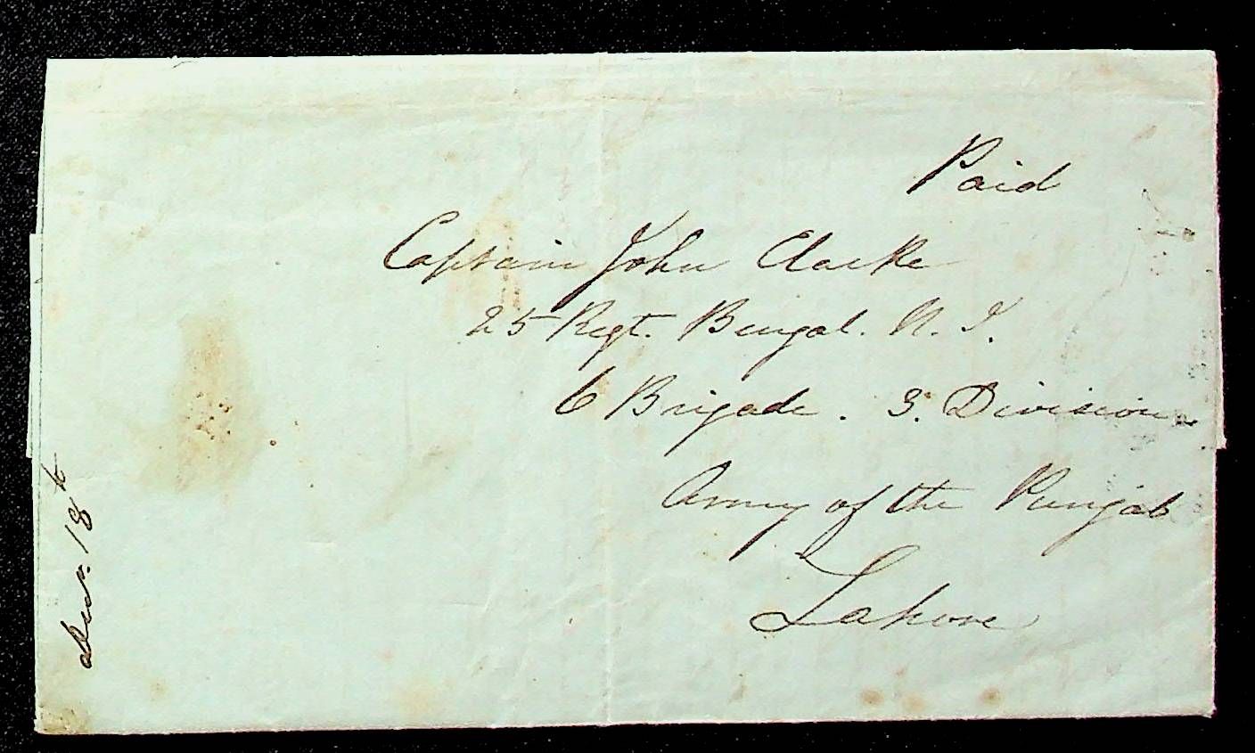 1848 Umbalah HG 1 pre stamp cover — COV-3920