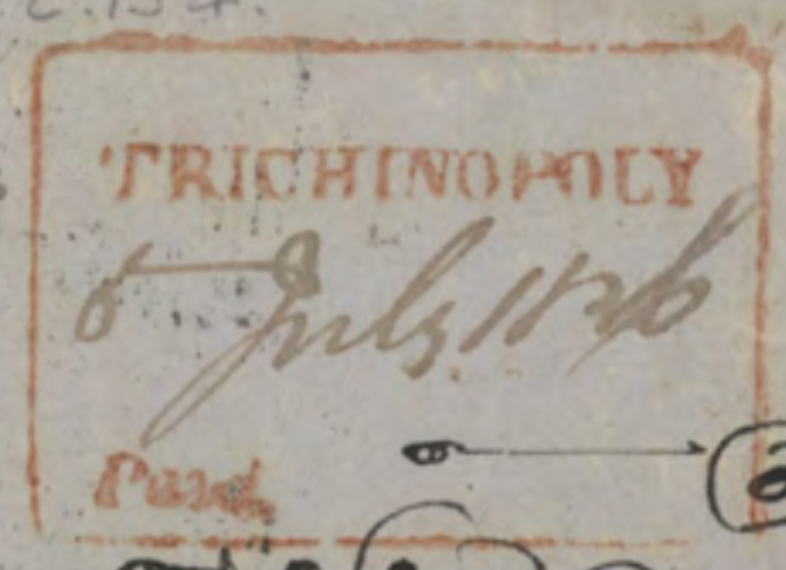 Trichinopoly HG 14 handstamp
