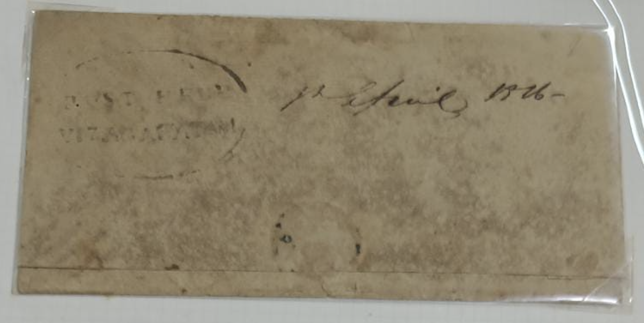 1 April 1816 Vizagapatam HG 3 pre stamp cover — COV-2716
