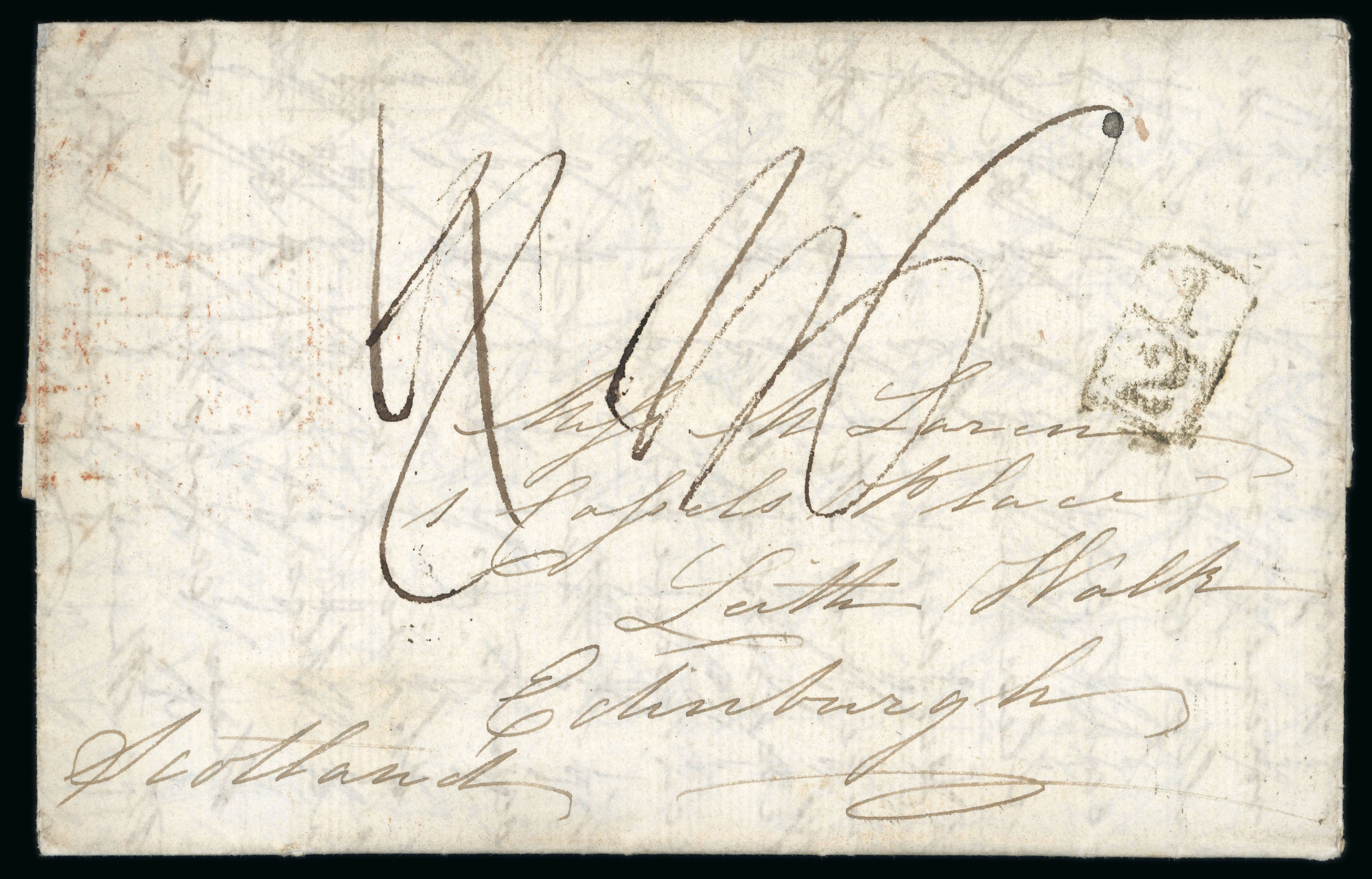 Pre-stamp cover of India — Gwalior HG 1, scan 2 (COV-4929)