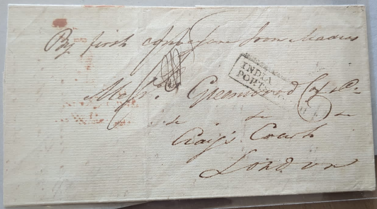 Cannanore HG 3 pre stamp cover — back (COV-4244)