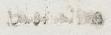 FP 1 handstamp from Bicholim