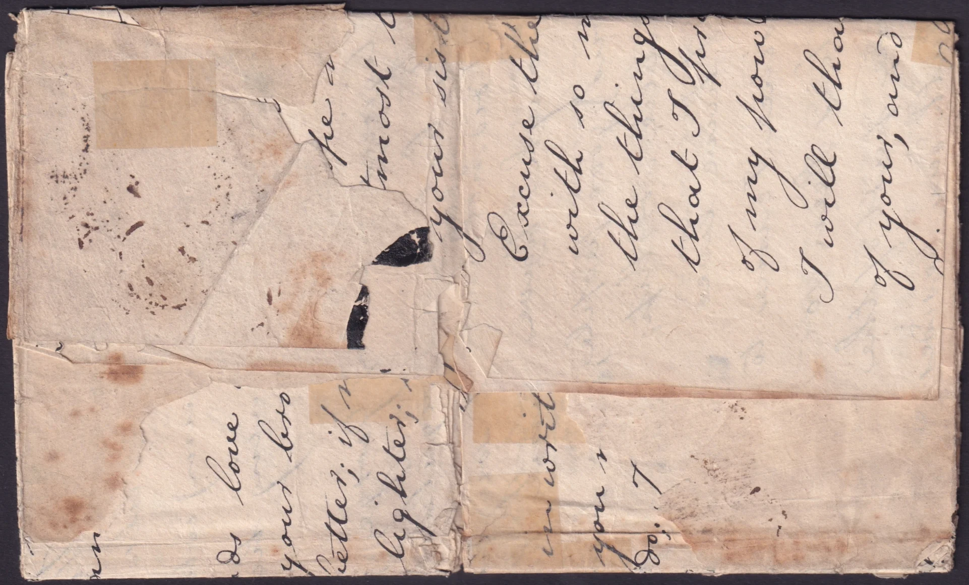 Calcutta SD8 pre stamp cover — back (COV-3109)