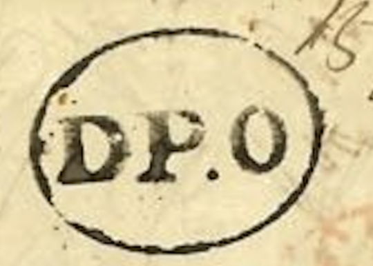 HG 8 handstamp from Dacca