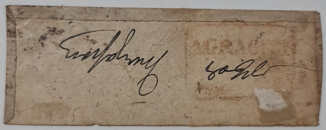 1855 Agra HG 20 pre stamp cover — COV-3673