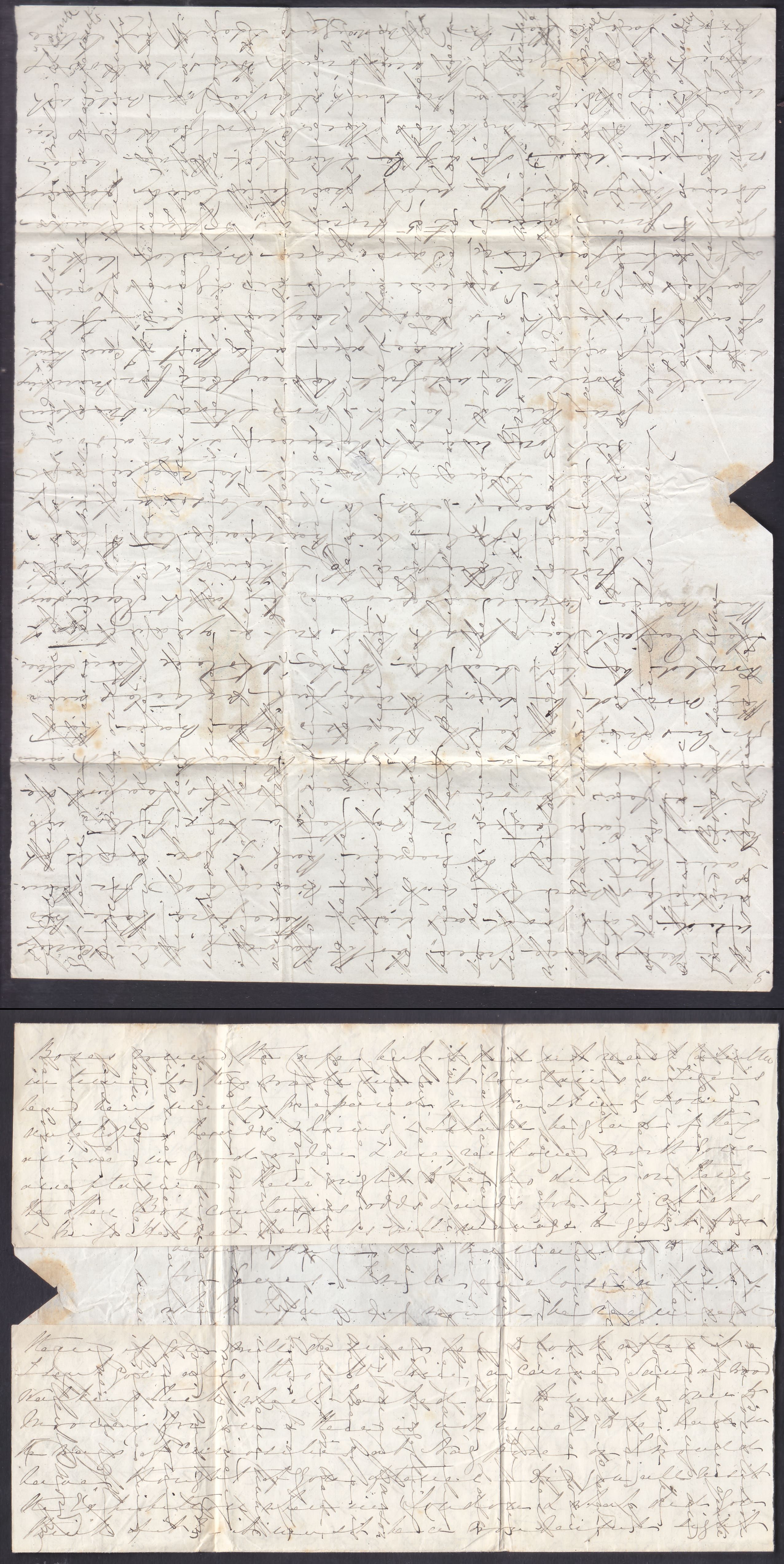 Nagpore HG 5 pre stamp cover — scan 2 (COV-3717)