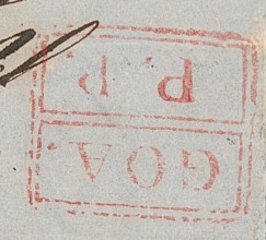 FP 6 handstamp from Goa