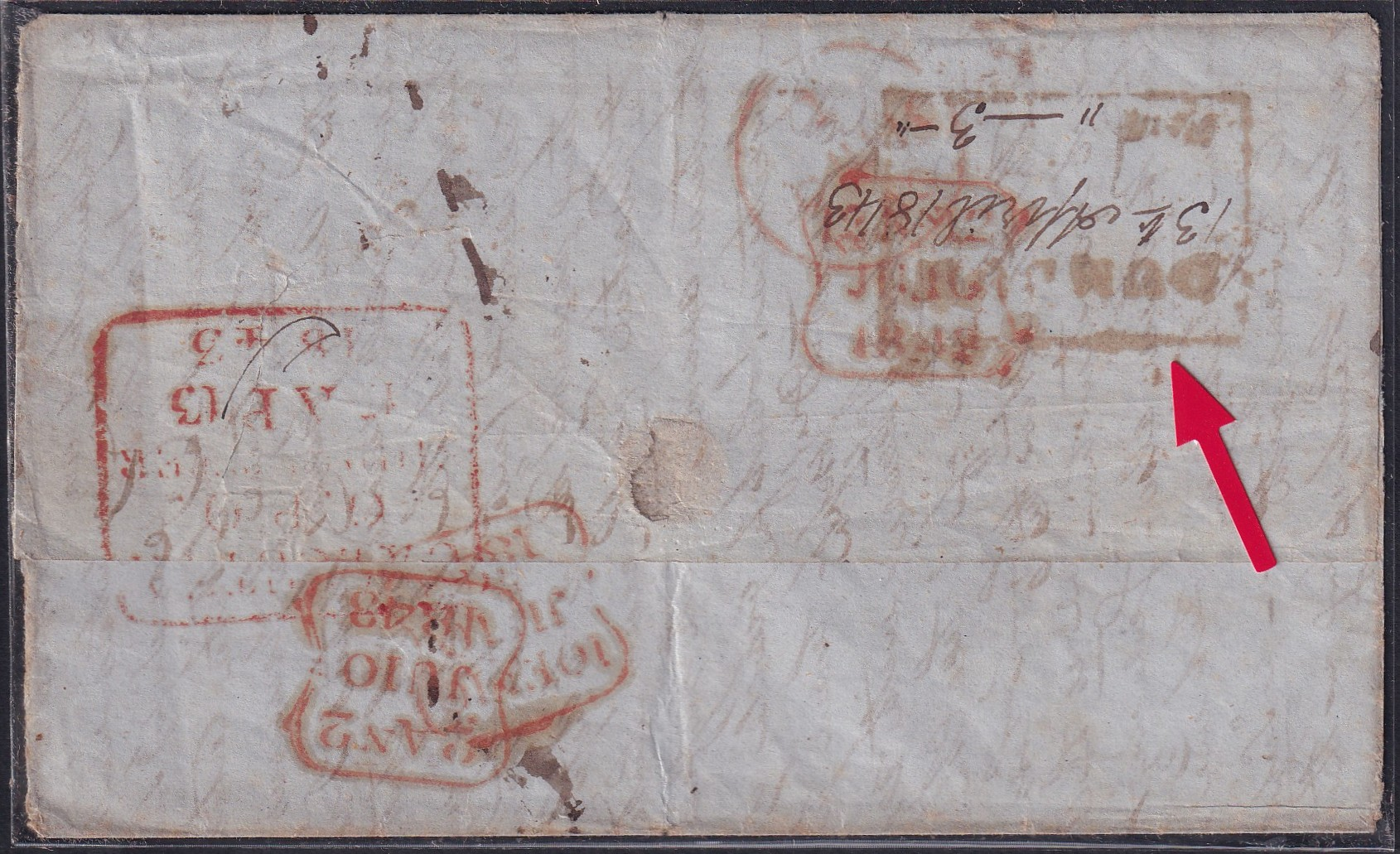 DumDum HG 4 pre stamp cover — back (COV-3141)