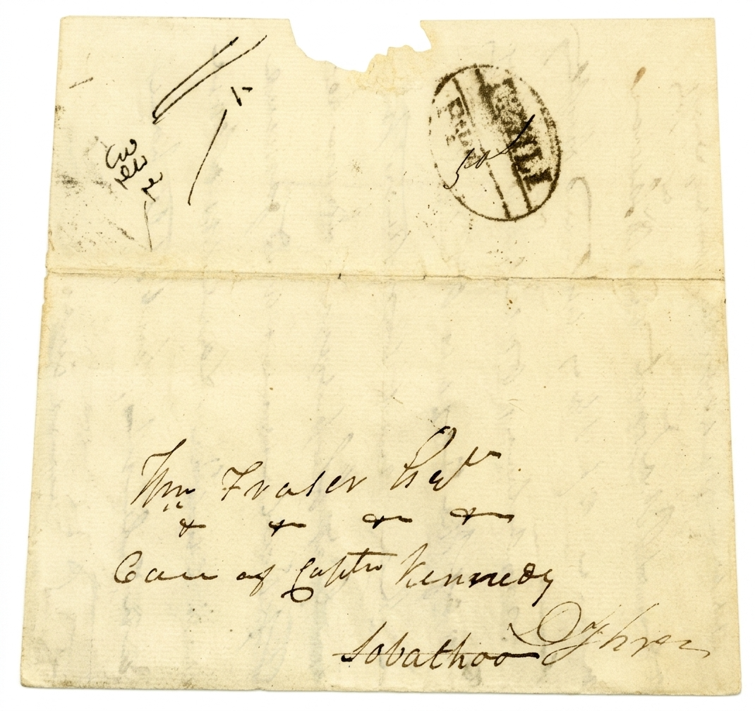 29 August 1825 Delhi HG 1 pre stamp cover — COV-4783