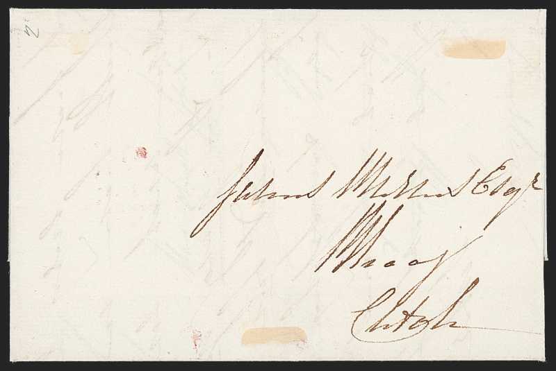 Poona HG 2 pre stamp cover — back (COV-681)